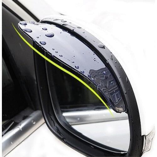 2PC Car Rearview mirror rain eyebrow Accessories for Suzuki SX4 SWIFT Alto Liane Grand Vitara Jimny S-Cross