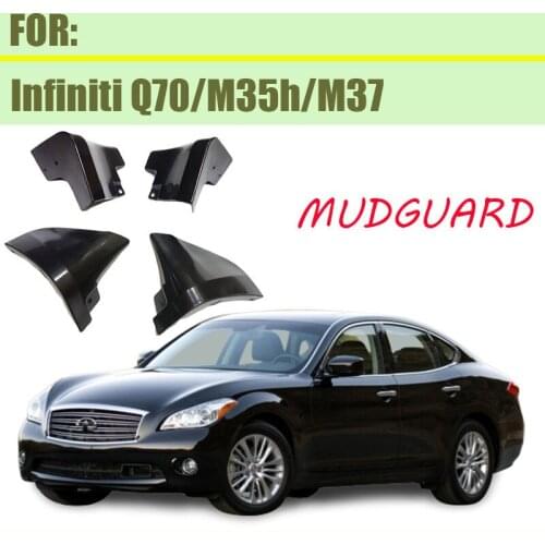 Car fenders for Infiniti Q70 M35h M37 y51 2011~2019 Fender Mudguards Flap Splash Flaps Mudguard Mud Flaps AUTO Accessories