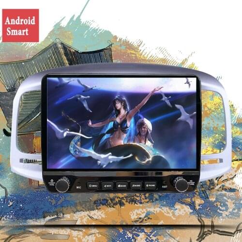4G RAM 10.1 inch Android 10.0 car multimedia player for Hyundai Accent 2006 2007 2008-2011 Support Music AUX WIFI Carplay 3/4G