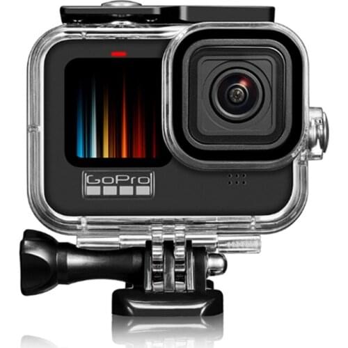 For hero9 Underwater Waterproof Housing Case for GoPro Hero 9 Black Camera Accessories Mount Protective Shell Filter