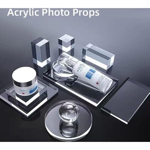 Photo Studio Transparent Acrylic Board Photo Props Net Celebrity Ornaments Decoration Cosmetics Photography Shooting Background