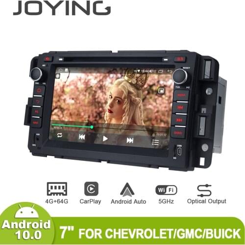 7 Inch Android 10.0 Head Unit 1024*600 IPS Car Radio Stereo Support WiFi Bluetooth Carplay Android Auto For Chevrolet/GMC/Buick