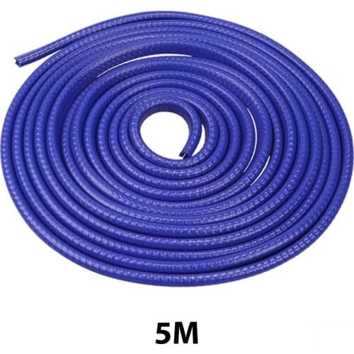 Blue 5M/10M Universal Car Door Protection Edge Guards Trim Styling Moulding Scratch Protector Strip Automobile Door Stickers