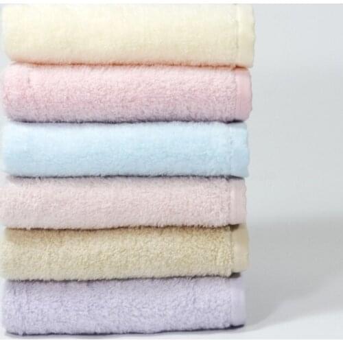 2pcs Cotton Childrens Towel Baby Soft Face Wash Towel Strong Absorbent Towel Washcloth Square Towel Home Cleaning Face For Baby