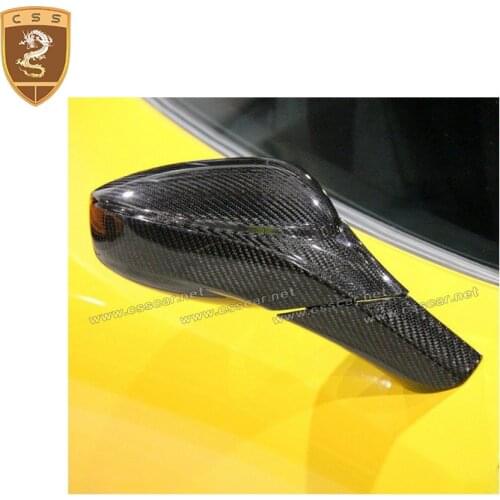 Carbon Fiber For Ferrari 458 Italia/Spider 2012 2013 2014 2015 OEM Mirror Cover Cap Auto Accessories