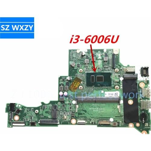 For ACER Aspire A315 A315-51 Laptop Motherboard With SR2UW i3-6006U CPU 4GB RAM DA0ZAVMB8G0 NBGNP1100A MB 100% Tested Fast Ship