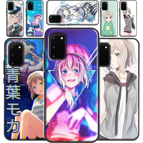 Aoba Moca Bang Dream Soft Cover For Samsung Galaxy S20 FE S21 Ultra S8 S9 S10 Plus Note 10 9 Note 20 Ultra Case