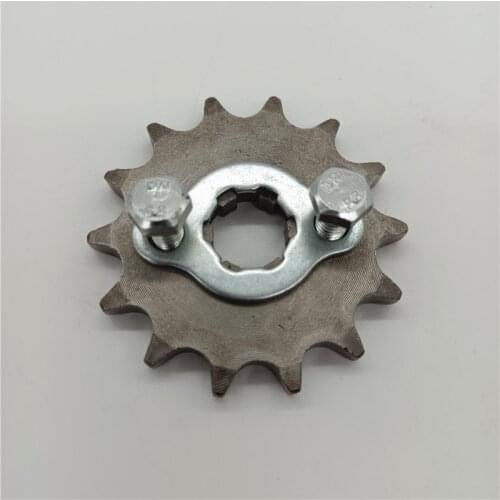 Front110CC 125CC 140CC 150CC Engine 428# 14T Teeth 17mm Chain Sprocket With Retainer Plate Locker