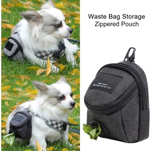 Protable Dog Poop Biodegradable Bag Dispenser Pouch Garbage Bags Organizer Pet Puppy Cat Pick Up Poop Bag Holder Dog Supplier