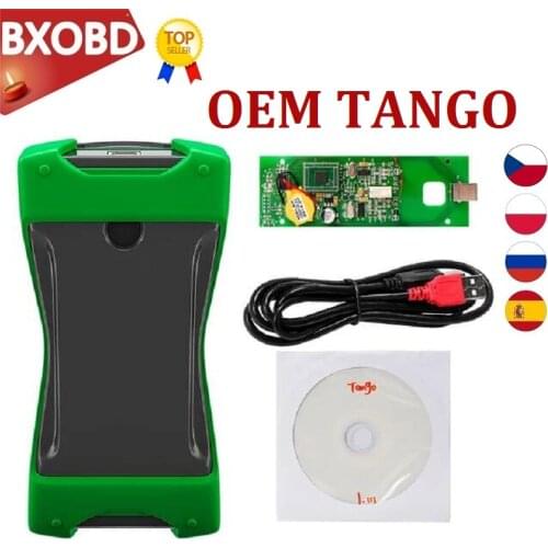 OEM TANGO Auto Key Programmer Full Software V1.111.3 OBDII Key Remote Control Transponder Tango OBD2 Car Key Maker