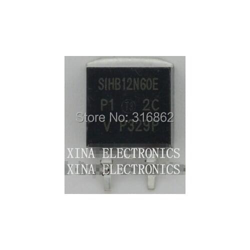 SIHB12N60E SIHB12N60 12N60 600V 12A TO-263 ROHS ORIGINAL 10PCS/lot Free Shipping Electronics composition kit