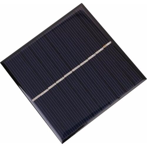 Solar panel 5V 0.9W epoxy solar cell module 80mmx80mm polysilicon sun power for charging LED light lithium battery 10pcs/Lot