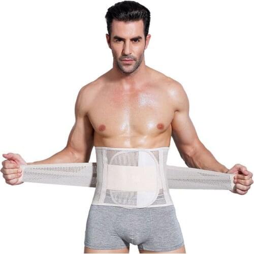 Men Body Shaper Slimming Shaper Belt Waist Trainer Corsets Bustiers Waist Corset Waist Cinchers