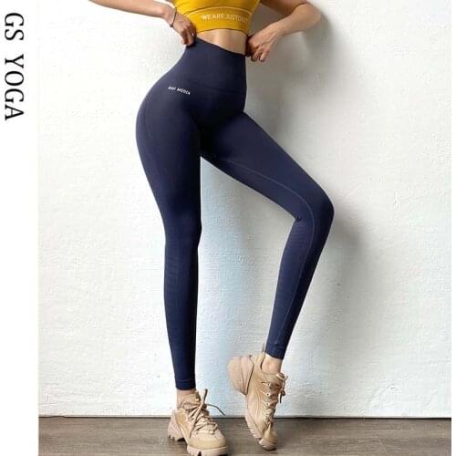 Women High Waist Energy Seamless Sport Leggings Tummy Control Yoga Pants Super Stretchy Gym Legging Tights Running Pants