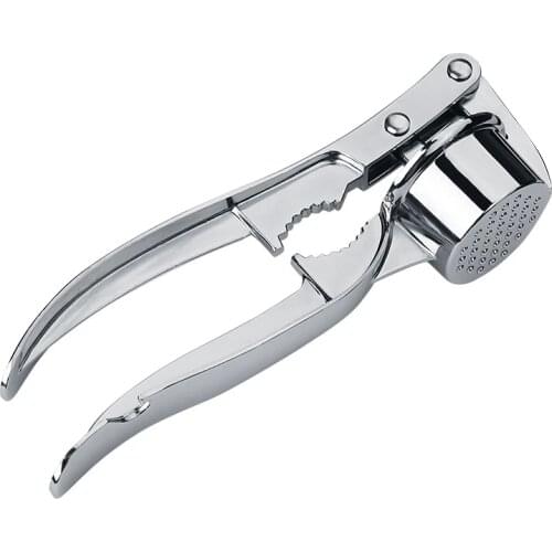 1PC Multifunctional Stainless Steel Garlic Press Crusher Kitchen Cooking Ginger Squeezer Masher Handheld Mincer Tools