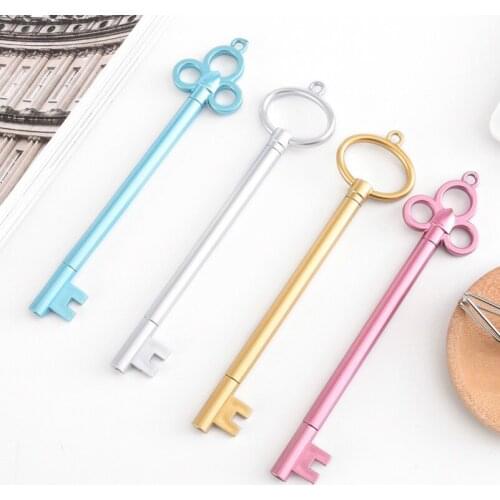 1pcs/sell 0.7mm Kawaii Cute Key Model caneta Black Ballpoint Pens For Office Stationery Writing School Supplies