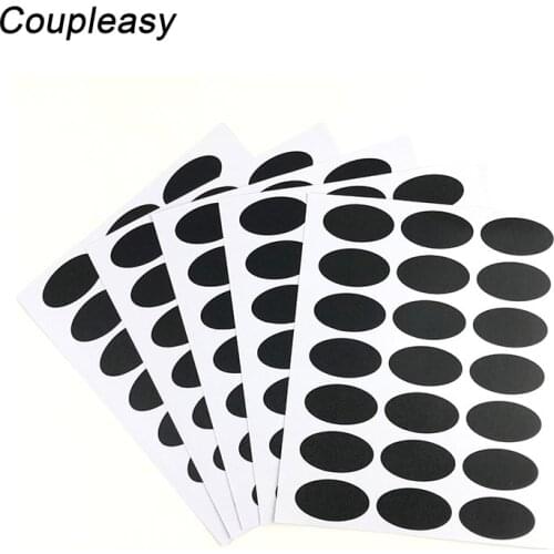 10 sheet 3 sizes Oval Shaped Sticker Erasable Chalkboard Sticker Craft Kitchen Jars Labels Chalkboard Sticker Black Board Label