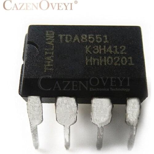 10pcs/lot TDA8551 TDA 8551 DIP-8 In Stock