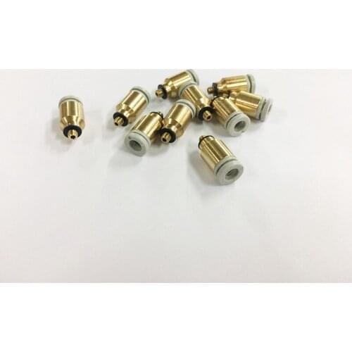 100PCS/LOT Quick Fittings 4mm / M5 Male Thread 4mm OD Tube Push In Joint Black Pneumatic Connector PC4M5