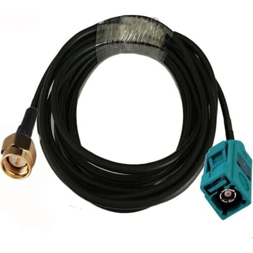 2m 3m 5m 10m SMA Male to Fakra Z Female RF connector GPS Antenna RG58 50-3 Coaxial Coax Cable 50ohm