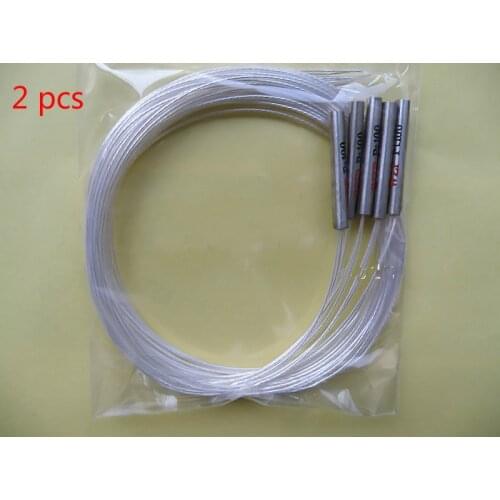 2x PT1000 Probe RTD Platinum Resistance sensor Two Wires thermocouple tubes Temperature Detector 1m 2m 3m