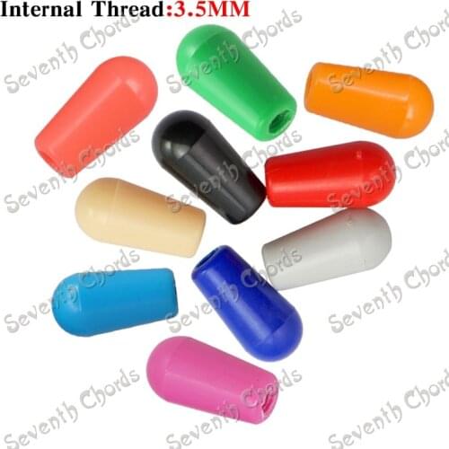 20 Pcs (M3.5) Plastic Toggle Switches Knobs/Cap/Tip For Electric Guitar (Internal Thread 3.5mm) 10 Colors Can Choose