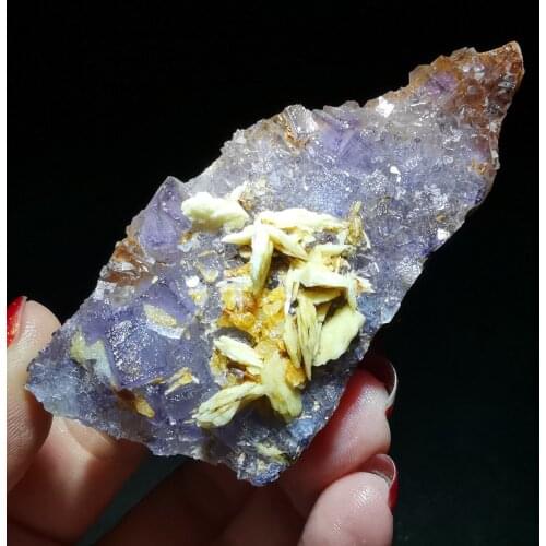 72.6gNatural rare purple fluorite phosphate iron ore cluster mineral specimen stone and CRYSTAL HEALING CRYSTAL QUARTZ GEM
