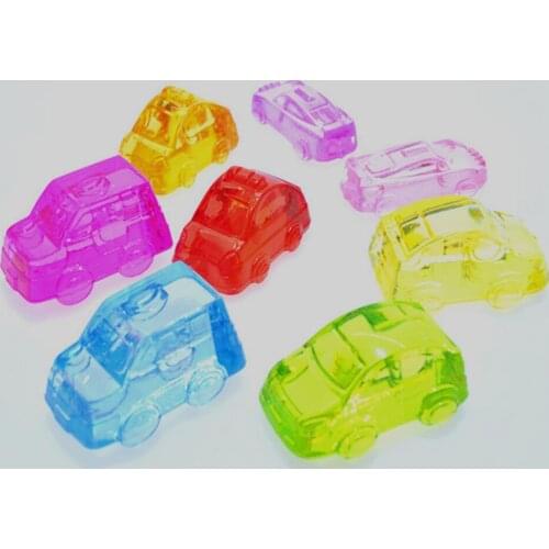 8 PCS 4 Style Acrylic Bead Imitation Crystal Car Birthday Gift Party Home Decor Miniatures Ornament DIY Jewelry Accessories