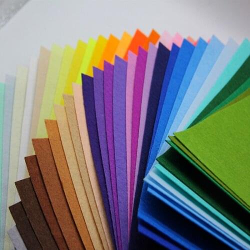 Colored Non-Woven Felt Handmade Cloth, 1mm Polyester Cloth, Family Wedding Decoration DIY Sewing Dolls And Craft Materials