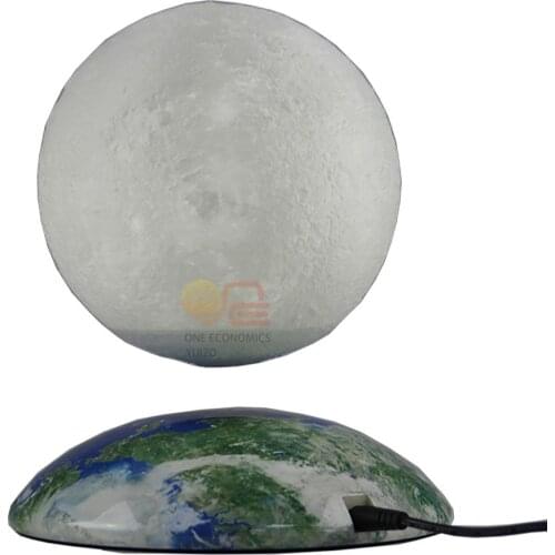 Home Decoration Magnetic Levitation Moon Rotated Floating Globe Festival Christmas New Year New Strange Gift Children Toys