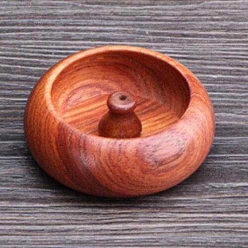 Wooden Incense Holder Stick Burner Retro Ash Catcher Censer Home Décor