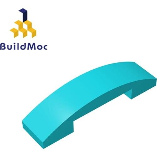 BuildMOC Compatible Assembles Particles 93273 4x1 For Building Blocks Parts DIY LOGO Educational Cre
