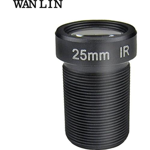 HD 5.0Megapixel 25mm M12 CCTV Lens 1/2" For HD CCTV Camera Lens ip camera lens F2.4 Long Viewing Distance Upto 50m