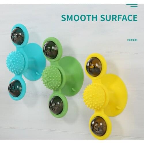 Cat Toy Pet Mint Ball Turntable Fidget Bouncy Turn The Windmill Toys Balls Mascotas Cat Accessories Interactive Pet Supplies