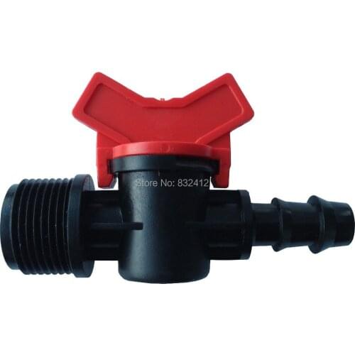 Ball Valve taps stop Water Irrigation Plastic Pipe Tube Connector Hose fish tank