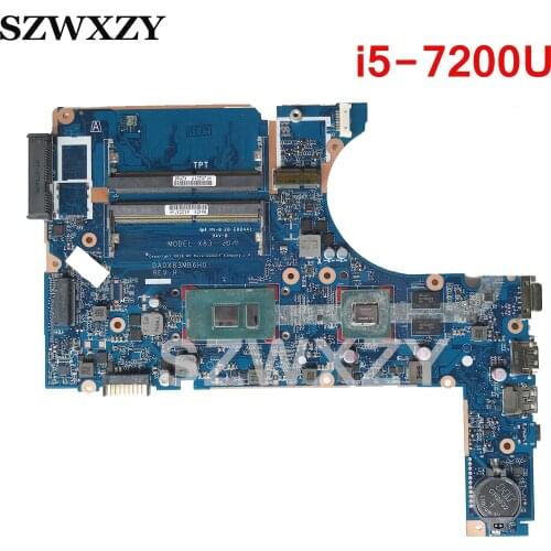 For HP 450 G4 470 G4 Laptop Motherboard DA0X83MB6H0 805696-001 805696-002 907714-601 907714-001 with i5-7200U CPU