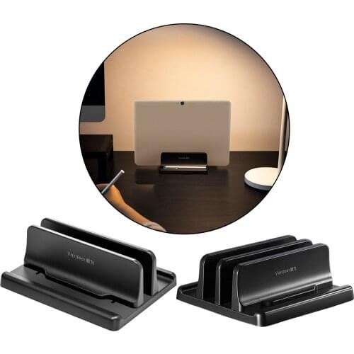 Multi-In-1 Lightweight Portable Desktop Laptop Stand Adjustable Stable Vertical Storage for Notebook Dock Phones for MacBook