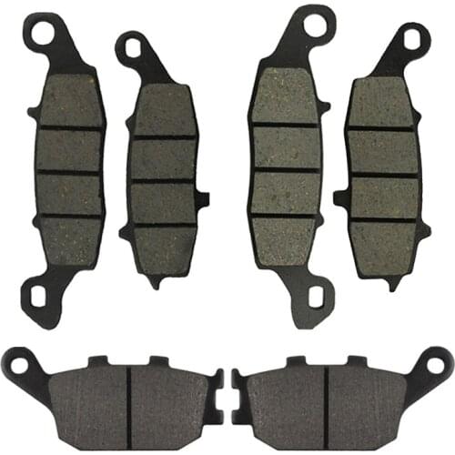 Motorcycle Front and Rear Brake Pads for Suzuki SV400 2003-2005 SV650 2002-2013 DL650 V-Strom 2004-2013 DL1000 2002-2010