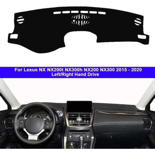 Car Dashboard Cover Dash Mat Carpet Cape For Lexus NX NX200t NX300h NX200 NX300 2015 - 2020 LHD RHD Sunshade 200 300 2019 2018