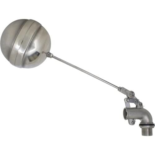 Stainless steel ball float valve water ball cock Tank Liquid Level Metal Bends Float Valve DN15-DN50