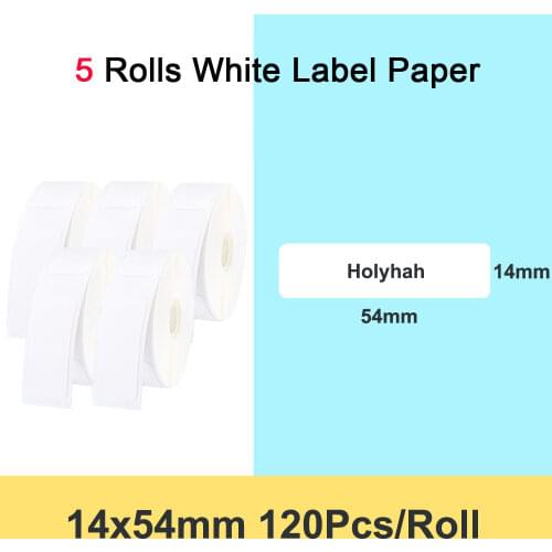 NIIMBOT D11 Label Maker Tape Label Print Paper Office Labeling Tape Replacement for Label Machine Oil Proof Waterproof Tearproof