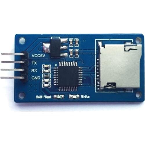 Serial data logger SD card storage txt format data acquisition storage mini serial data recorder module