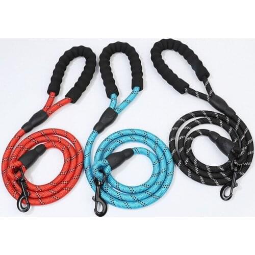 Durable Nylon Dog harness Color 1.5M Pet Dog Leash Walking Training Leash Cats Dogs Leashes Strap Dog Belt Rope