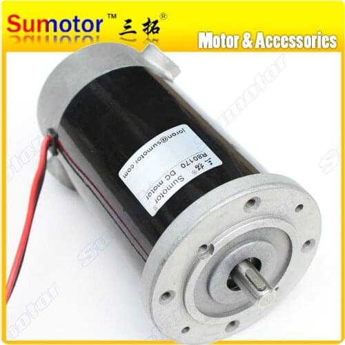 R80170 12V 1600 24V 1800 3500rpm High speed large torque Electric Tubular DC motor for Pump Industrial applications machine tool