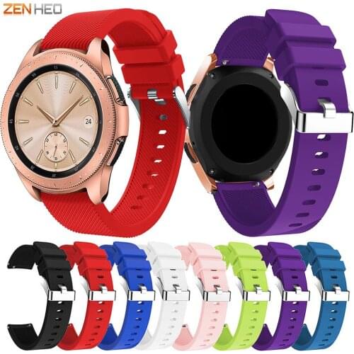 20mm Silicone Strap Band for Samsung Galaxy Watch 42mm/Galaxy Watch Active Replacement Bracelet Strap For Huami Amazfit Bip BIT