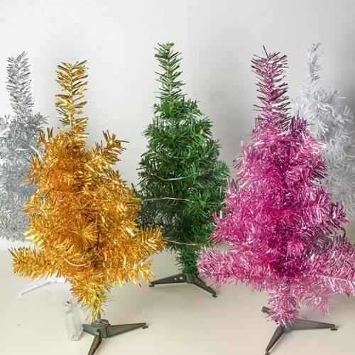 Christmas Tree Durable Portable PVC Lightweight Decorative Xmas Pine Tree Festival Gifts for Table