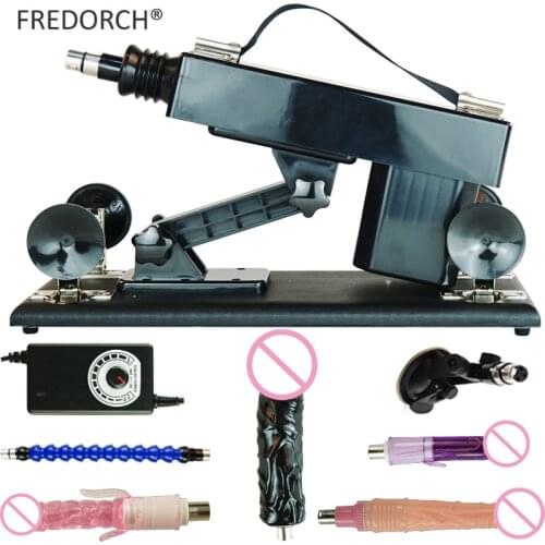 Fredorch Sex Shop Sex Machine with Big Dildo G-spot Suction Cup Vibrator Toys for Adults Sex Products