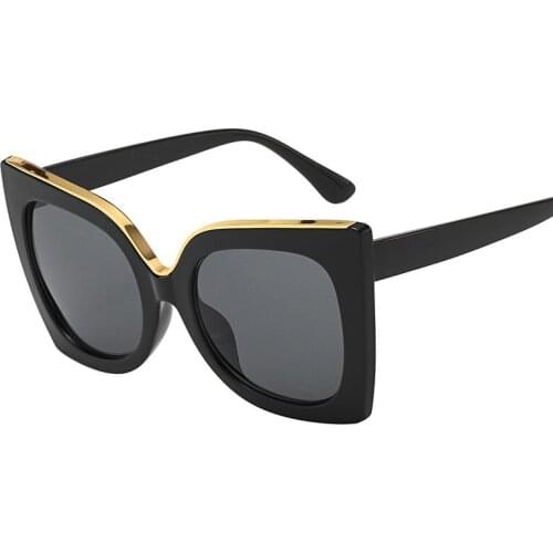 Large Rim Sunglasses Fashion Sunglass Wholesale Sunglasses Shades for Women Square Oversized Sunglasses