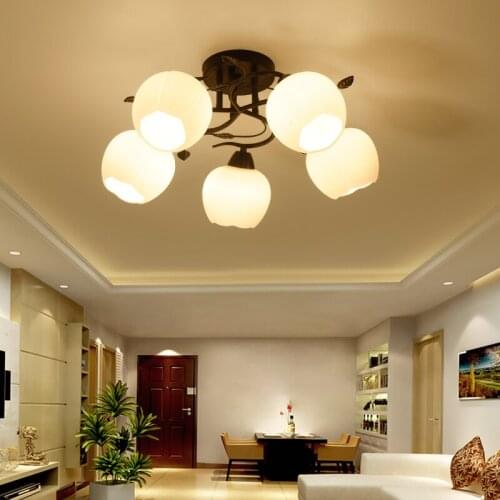 Nordic Modern hanging loft Color Glass lustre Pendant Lamp industrial decor Lights Fixtures E27 for Kitchen Restaur