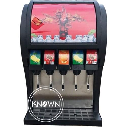 Table top five head restaurant carbonated beverage filling machine/ making machine for sale